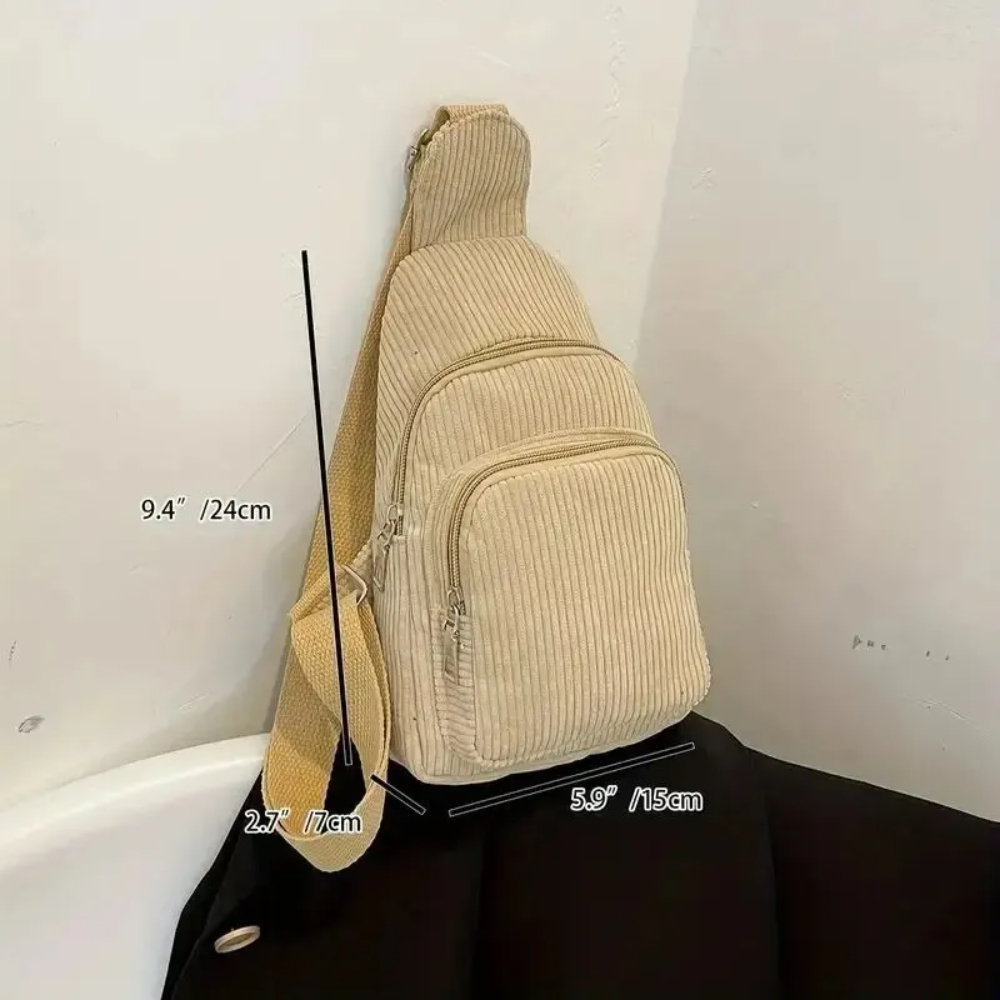 Vintage Corduroy Crossbody Bag - огляд і ціна Sling Backpack Shoulder