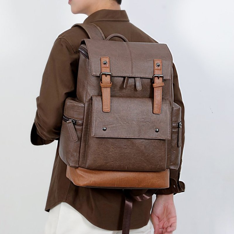 New Vintage Men's Leather Back - огляд і ціна Leather Backpack Vintage