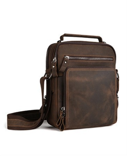Men's Vintage Wild Horse Leath - огляд і ціна Leather Backpack Vintage