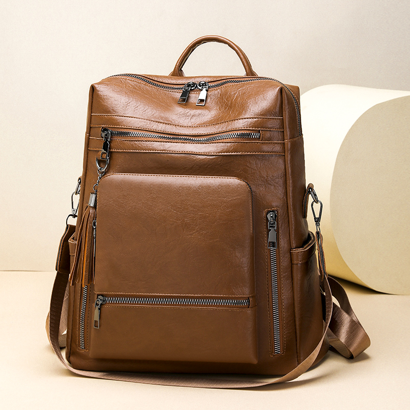 Vintage Leather Look Backpack  - огляд і ціна Leather Backpack Vintage